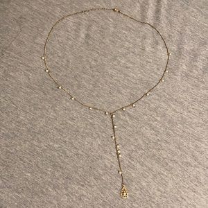 American Eagle pendant pearl necklace
